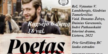 Filmas „Poetas“ Gerdžiūnuose po atviru dangumi
