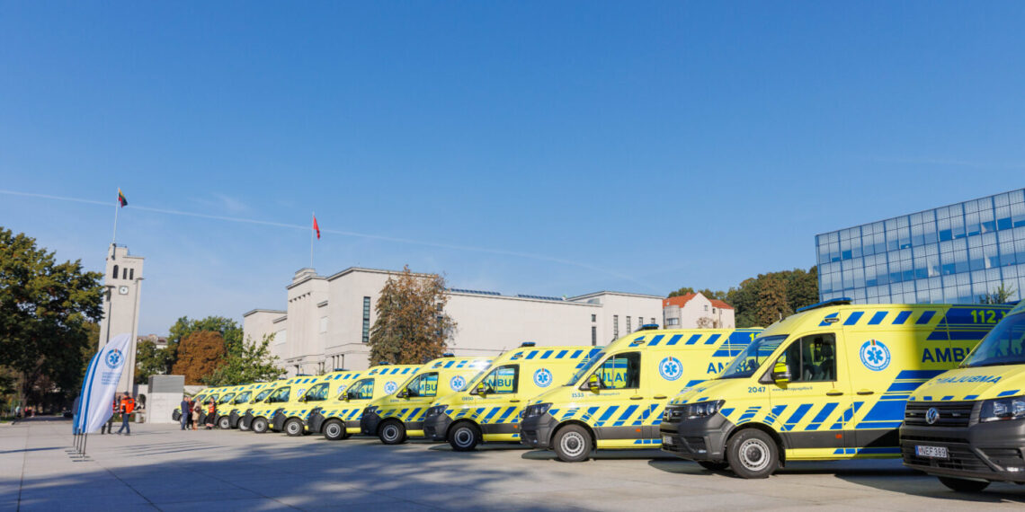 GMP transporto parko atnaujinimas – 15 naujų greitosios medicinos pagalbos automobilių pasieks regionus