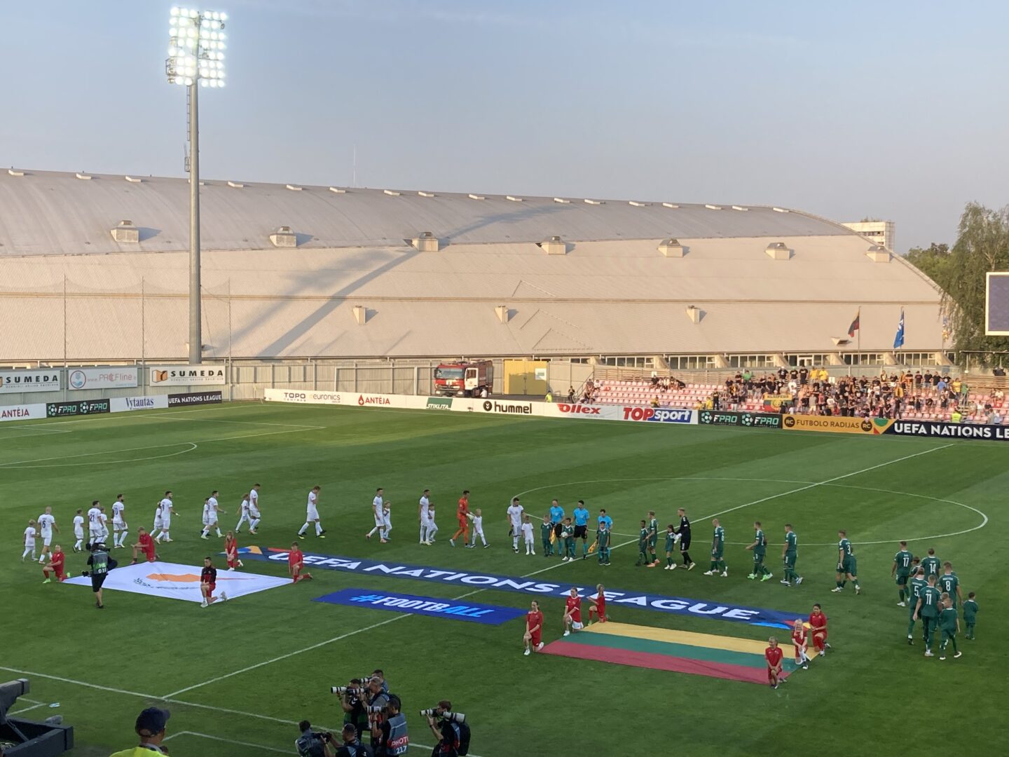 UEFA Tautų lygos rungtynės Marijampolėje