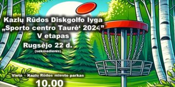 Kazlų Rūdos diskgolfo lygos „Sporto centro Taurė 2024” V-asis etapas