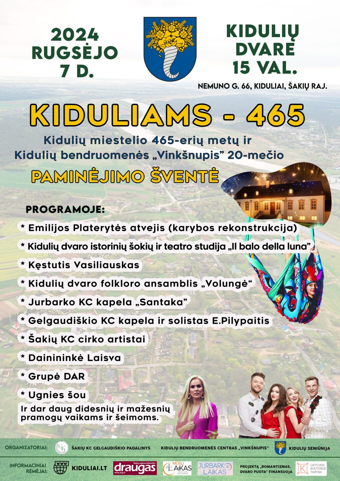 Kidulių miestelio šventė „Kiduliams – 465“