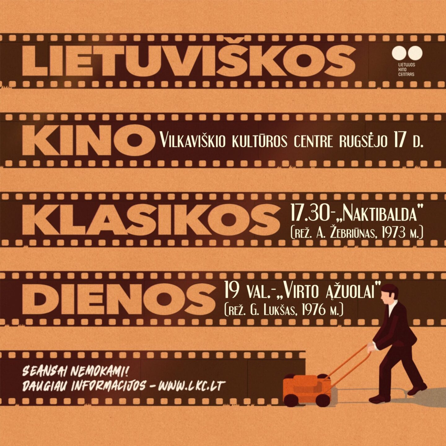 Lietuviškos kino klasikos dienos Vilkaviškyje