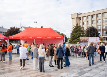 Marijampolėje vyko prasminga akcija prieš maisto švaistymą