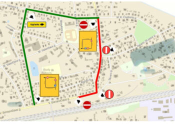 Miesto šventės metu bus ribojamas eismas