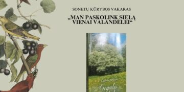 Poetės, Lietuvos rašytojų sąjungos narės, LR meno kūrėjos Česlovos Jakštytės sonetų kūrybos vakaras „Man paskolink sielą vienai valandėlei“
