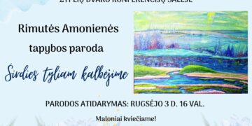 Rimutės Amonienės tapybos parodos „Širdies tyliam kalbėjime“ atidarymas