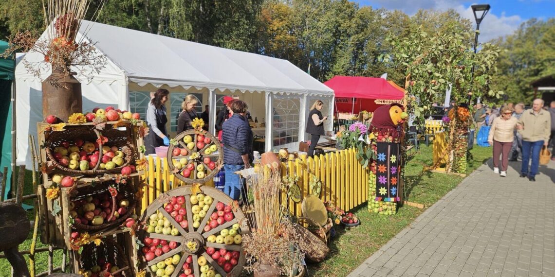 Šakių J. Lingio parke praūžė rudens šventė „Zanavykų obuolinės“