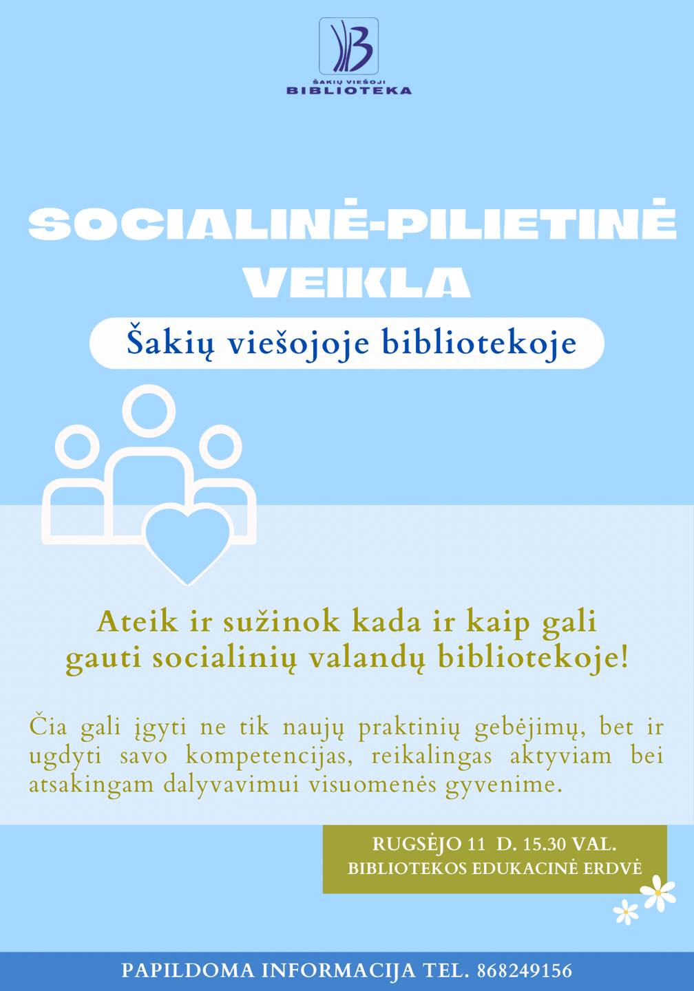 Socialinė-pilietinė veikla