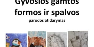 Suvalkijos socialinės globos namų gyventojų Edgaro Lajaus ir Juozo Žilinskio kūrybinių darbų parodos „Gyvosios gamtos formos ir spalvos“ atidarymas