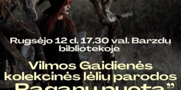 Vilmos Gaidienės kolekcinės lėlių parodos „Raganų puota“ pristatymas