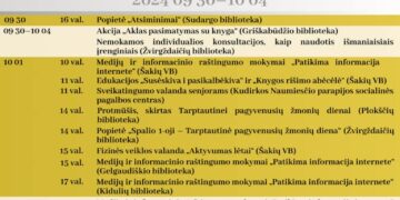 Vyresnio amžiaus žmonių savaitė Šakių savivaldybėje