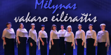 Moterų vokalinio ansamblio „GAJA” kūrybinės veiklos 20-mečio koncertas „MĖLYNAS VAKARO EILĖRAŠTIS”