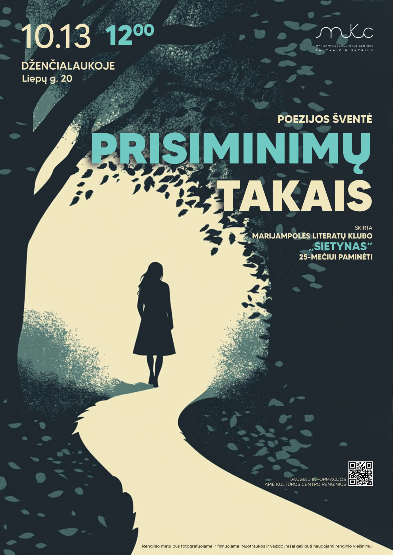 Poezijos šventė „PRISIMINIMŲ TAKAIS” | Tautkaičiai