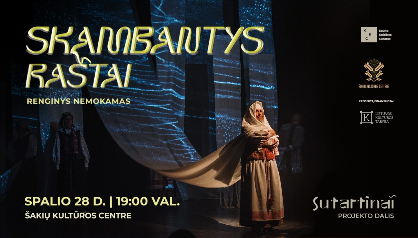 Teatralizuota misterija „Skambantys raštai“