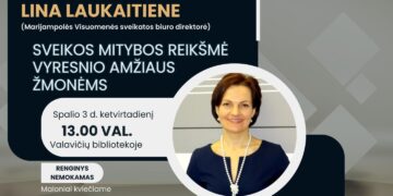 Marijampolės savivaldybės visuomenės sveikatos biuro paskaita „Sveikos mitybos reikšmė vyresnio amžiaus žmonėms“