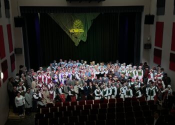 Šakiuose vyko jubiliejinis liaudiškų šokių grupės „Vijūras“ 60-mečio renginys