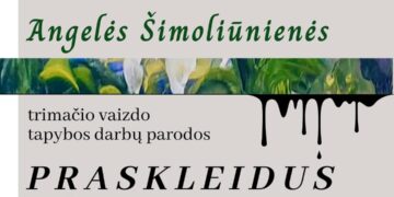 Angelės Šimoliūnienės tapybos darbų parodos atidarymas