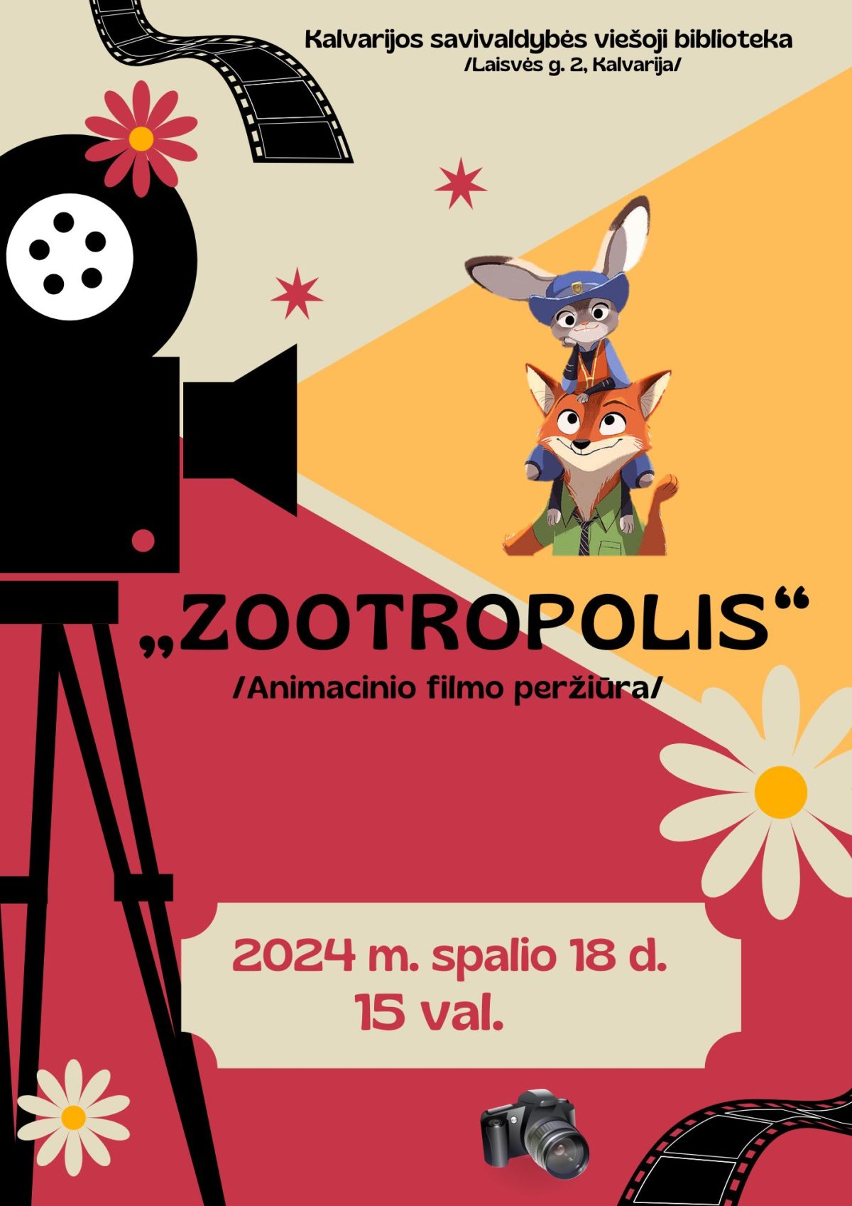 Animacinio filmo „Zootropolis“ peržiūra