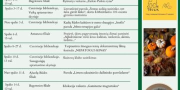 Jurgio Dovydaičio bibliotekos renginiai. Spalis 2024