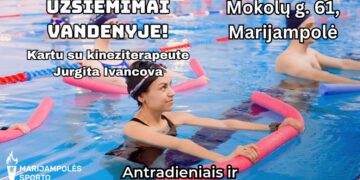 Kineziterapijos užsiėmimai vandenyje su Jurgita Ivancova