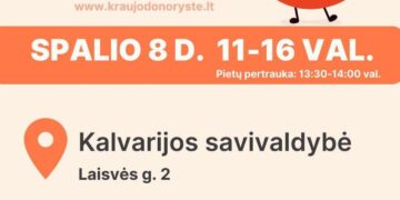 Kraujo donorystės akcija Kalvarijoje