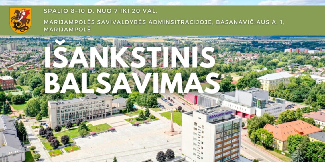 Marijampoliečiai kviečiami išreikšti savo pilietinę poziciją išankstiniame balsavime