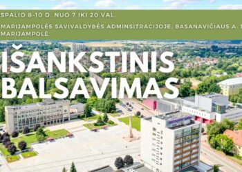 Marijampoliečiai kviečiami išreikšti savo pilietinę poziciją išankstiniame balsavime