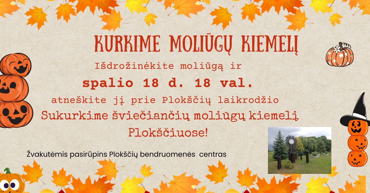 Moliūgų kiemelis Plokščiuose