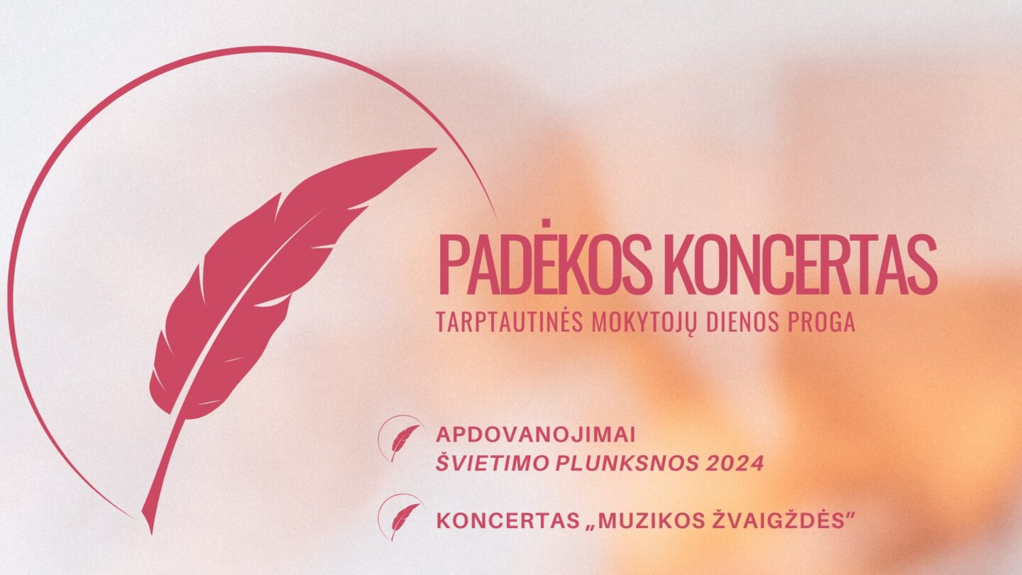 Padėkos koncertas mokytojams