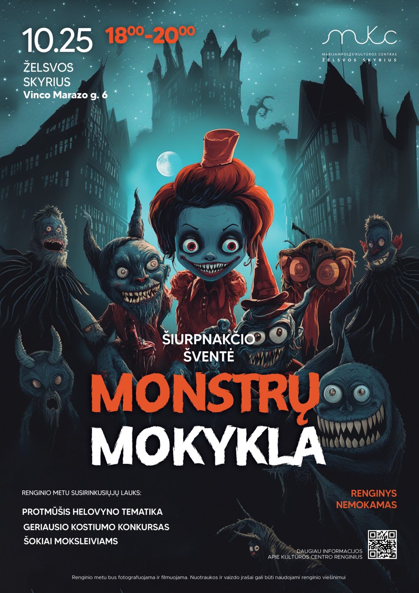 ŠIURPNAKČIO ŠVENTĖ „MONSTRŲ MOKYKLA“