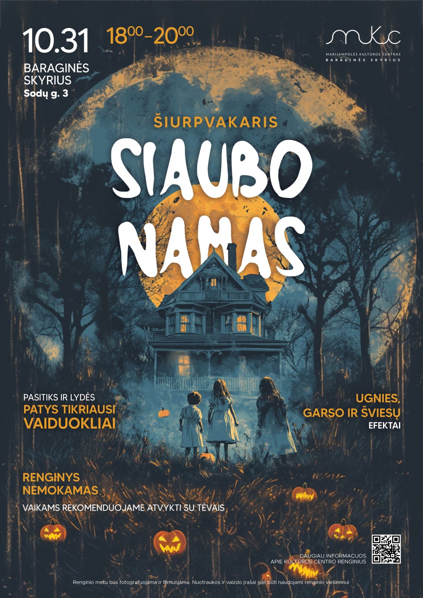 Šiurpvakaris „Siaubo namas“