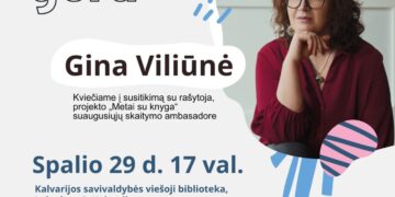 Susitikimas su rašytoja Gina Viliūne