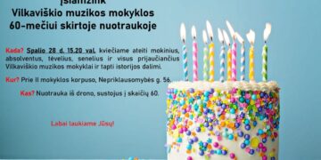 Vilkaviškio muzikos mokyklos 60-mečiui skirtos nuotraukos įamžinimas
