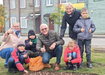 Dovana mokytojams – puošiamas Kazlų Rūdos miestas