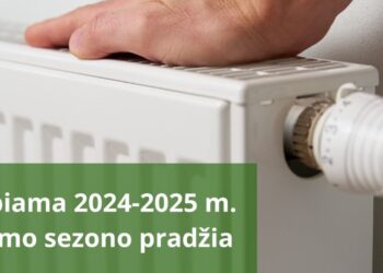 Pradedamas šildymas sveikatos ir švietimo įstaigose