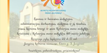 Kalvarijos meno mokyklos 40-mečio renginys