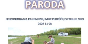 Mokinių tapybos darbų parodos pristatymas