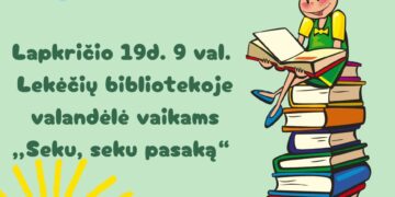 LITERATŪRINĖ VALANDA VAIKAMS „SEKU, SEKU PASAKĄ“ – POETUI EDUARDUI MIEŽELAIČIUI105-ERI