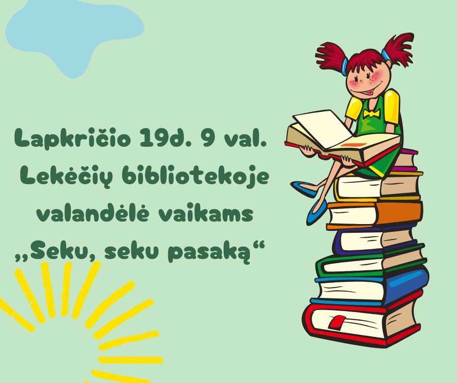 LITERATŪRINĖ VALANDA VAIKAMS „SEKU, SEKU PASAKĄ“ – POETUI EDUARDUI MIEŽELAIČIUI105-ERI