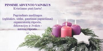 Adventinio vainiko pynimo edukacija