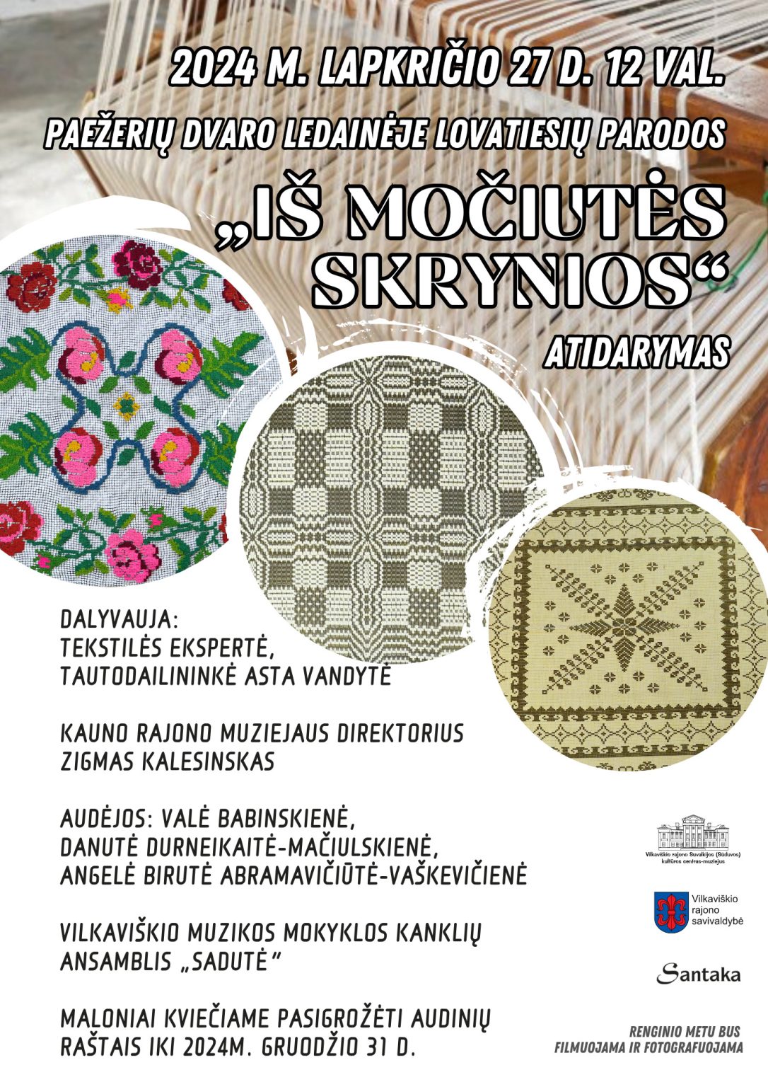 Lovatiesių parodos „Iš močiutės skrynios“ atidarymas