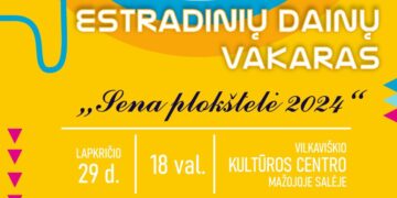 Estradinių dainų vakaras