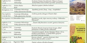 Jurgio Dovydaičio bibliotekos renginiai. Lapkritis 2024