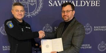 Kalvarijos savivaldybei - policijos generalinio komisaro padėka