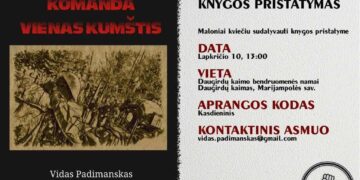 Kraštiečio Vido Padimansko knygos „Vienas kumštis“ pristatymas