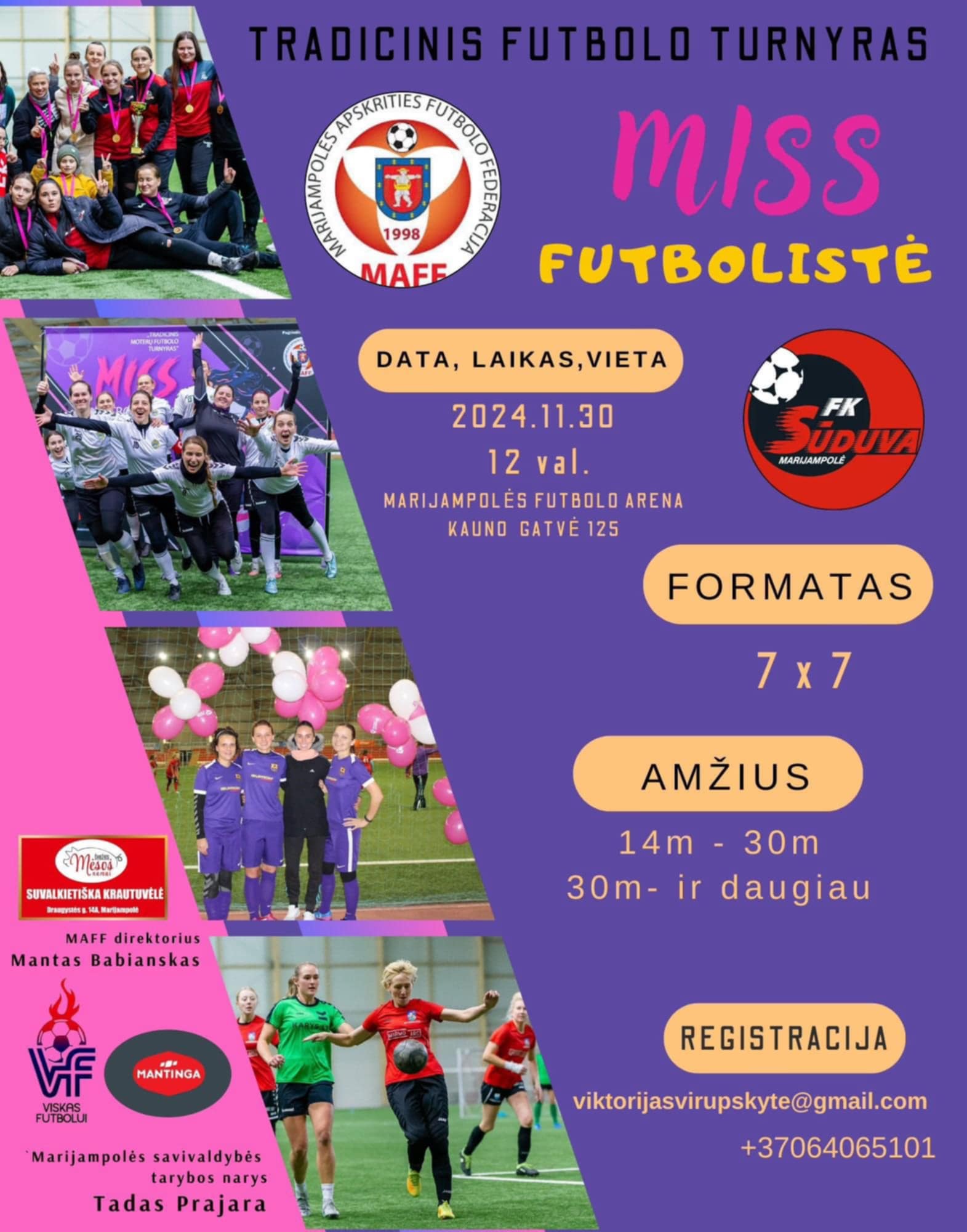 Mergaičių–moterų futbolo turnyras „Miss futbolistė“