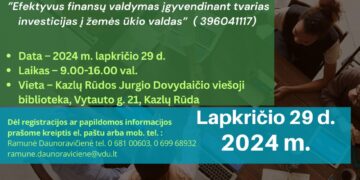 Mokymai „Efektyvus finansų valdymas