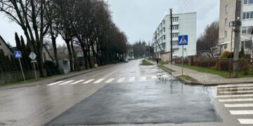 Pabaigtas lietaus nuotekų tinklo remontas J.Valančiaus gatvėje