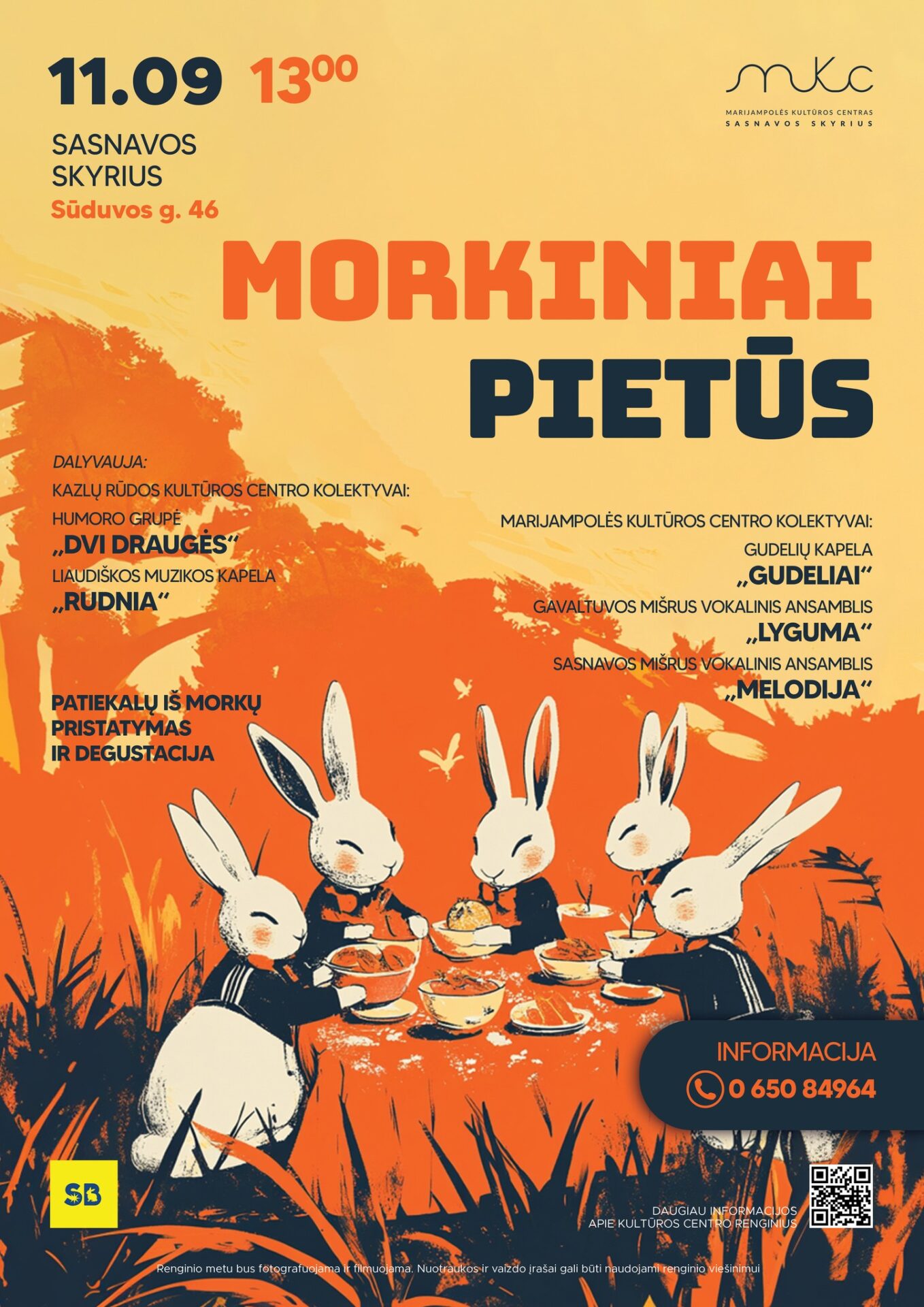 Pramoginis renginys „Morkinai pietūs“