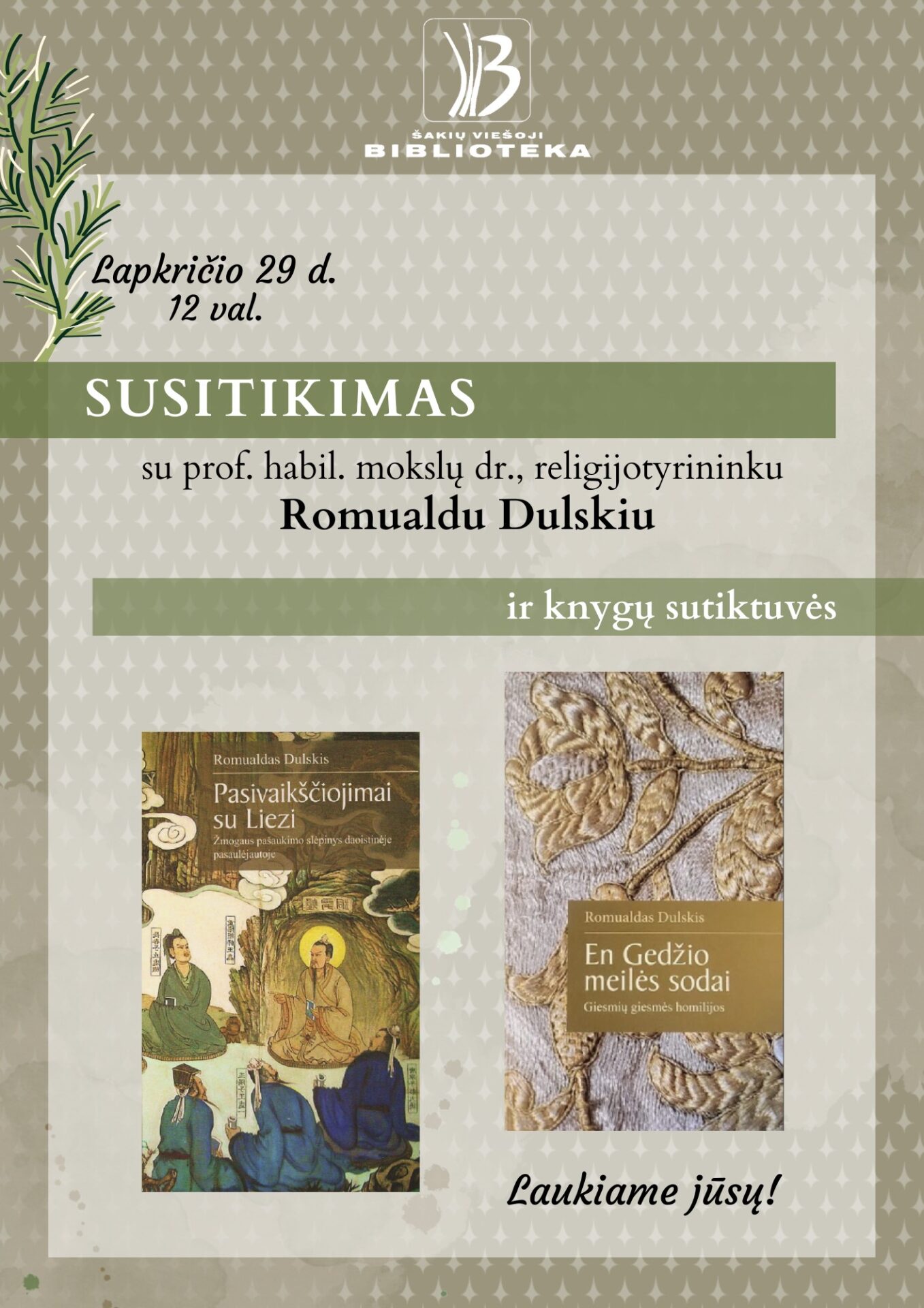 Susitikimas su Romualdu Dulskiu